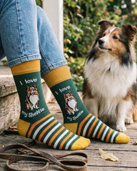 Sheltie Socks Herding Dog Edition