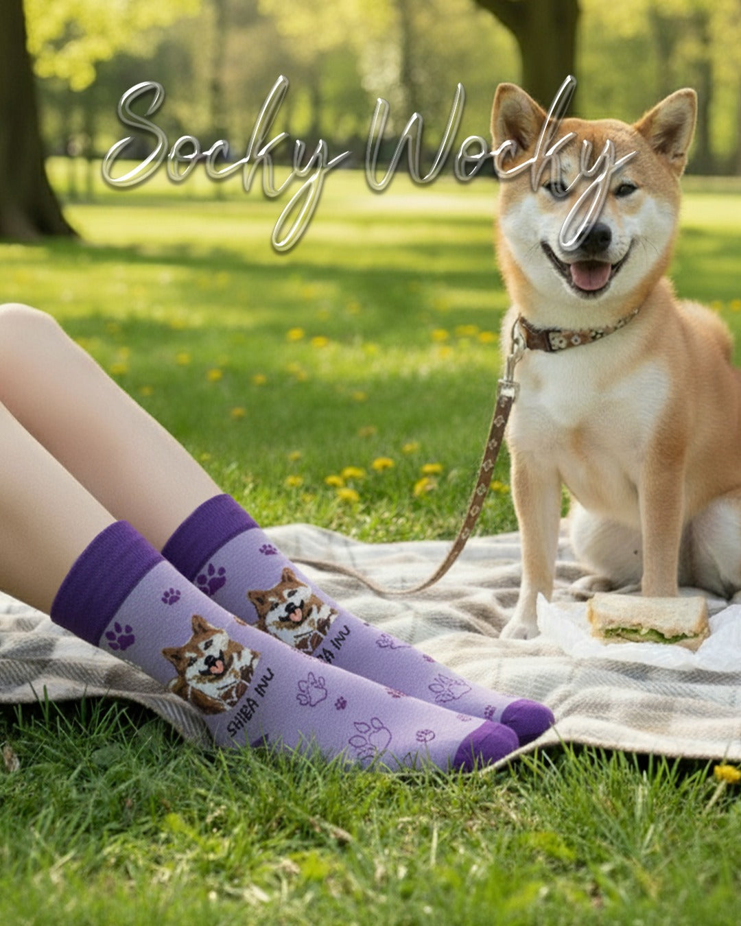 Shiba Inu Socks Japanese Dog Series