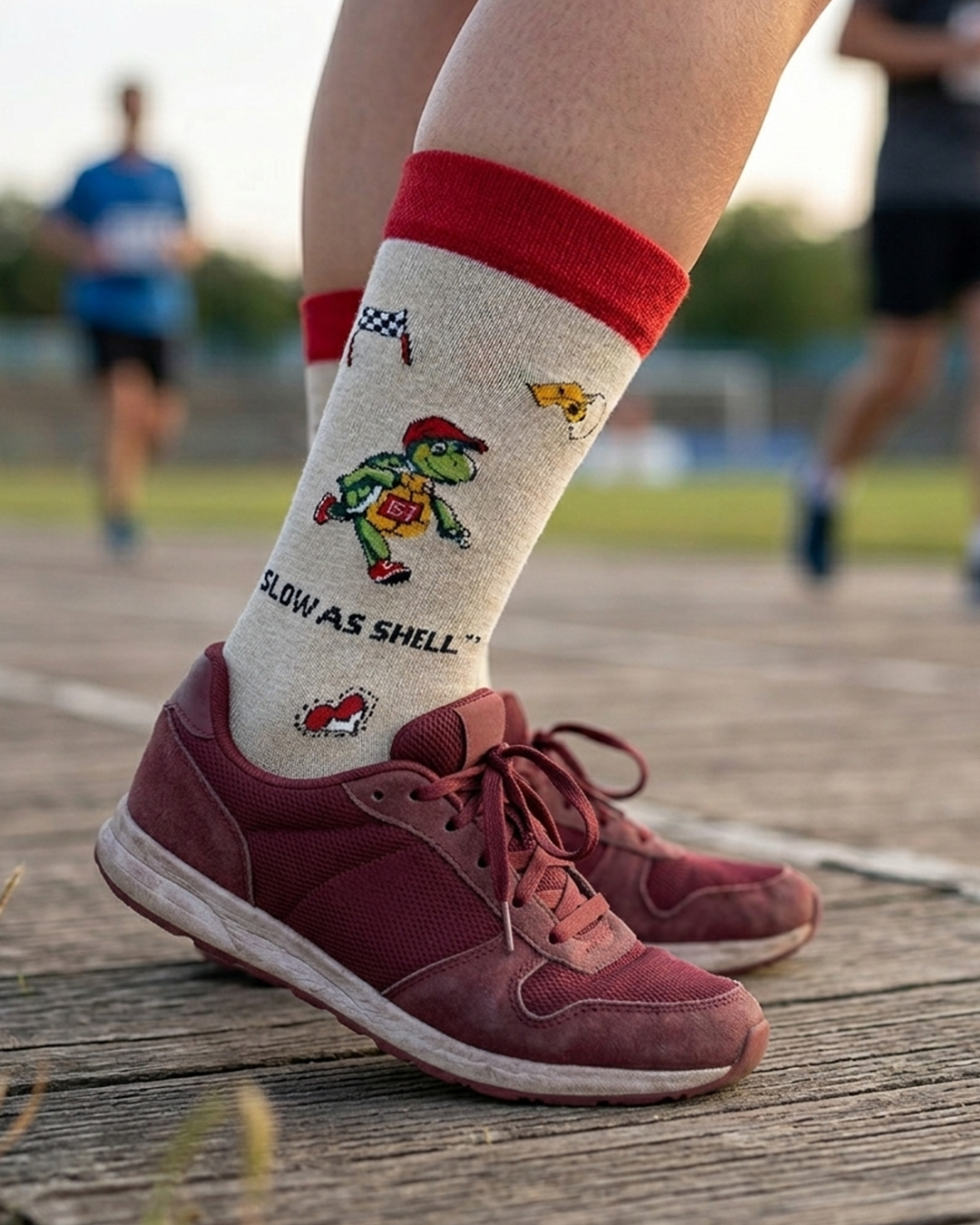 Slow as Shell Socks Funny Animal Edition