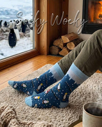 Stay Cool Penguins Socks Winter Chill Series