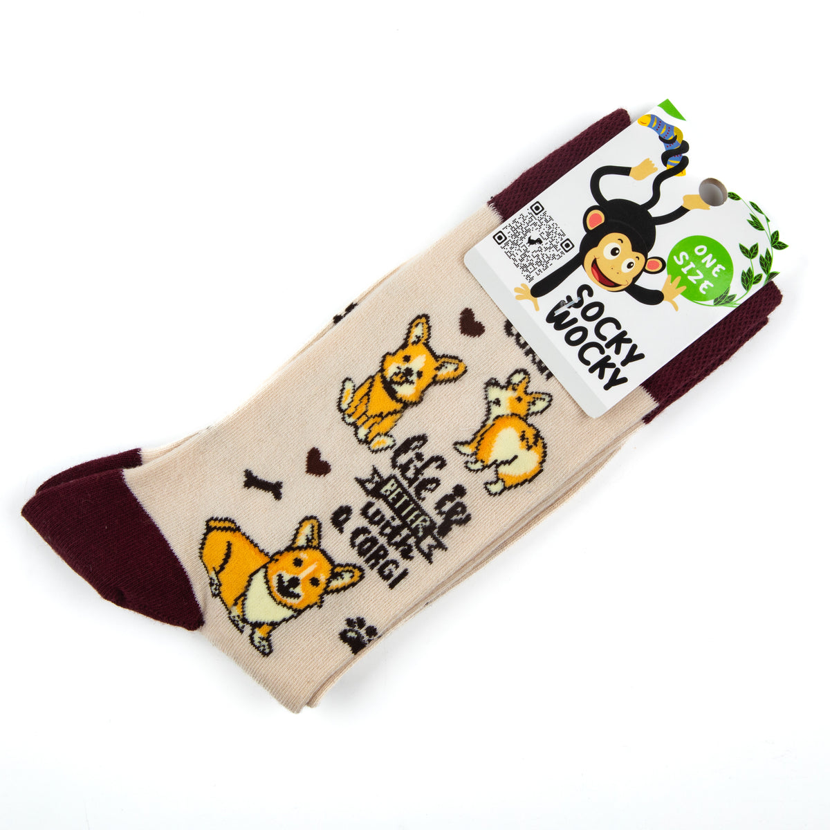Life is Better With a Corgi Socks Dog Lover Series