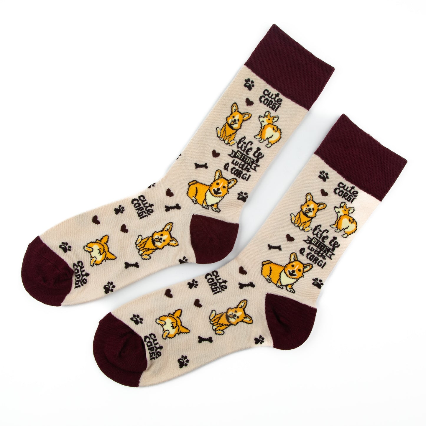 Life is Better With a Corgi Socks Dog Lover Series
