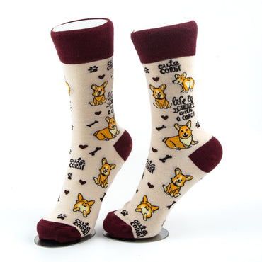 Life is Better With a Corgi Socks Dog Lover Series