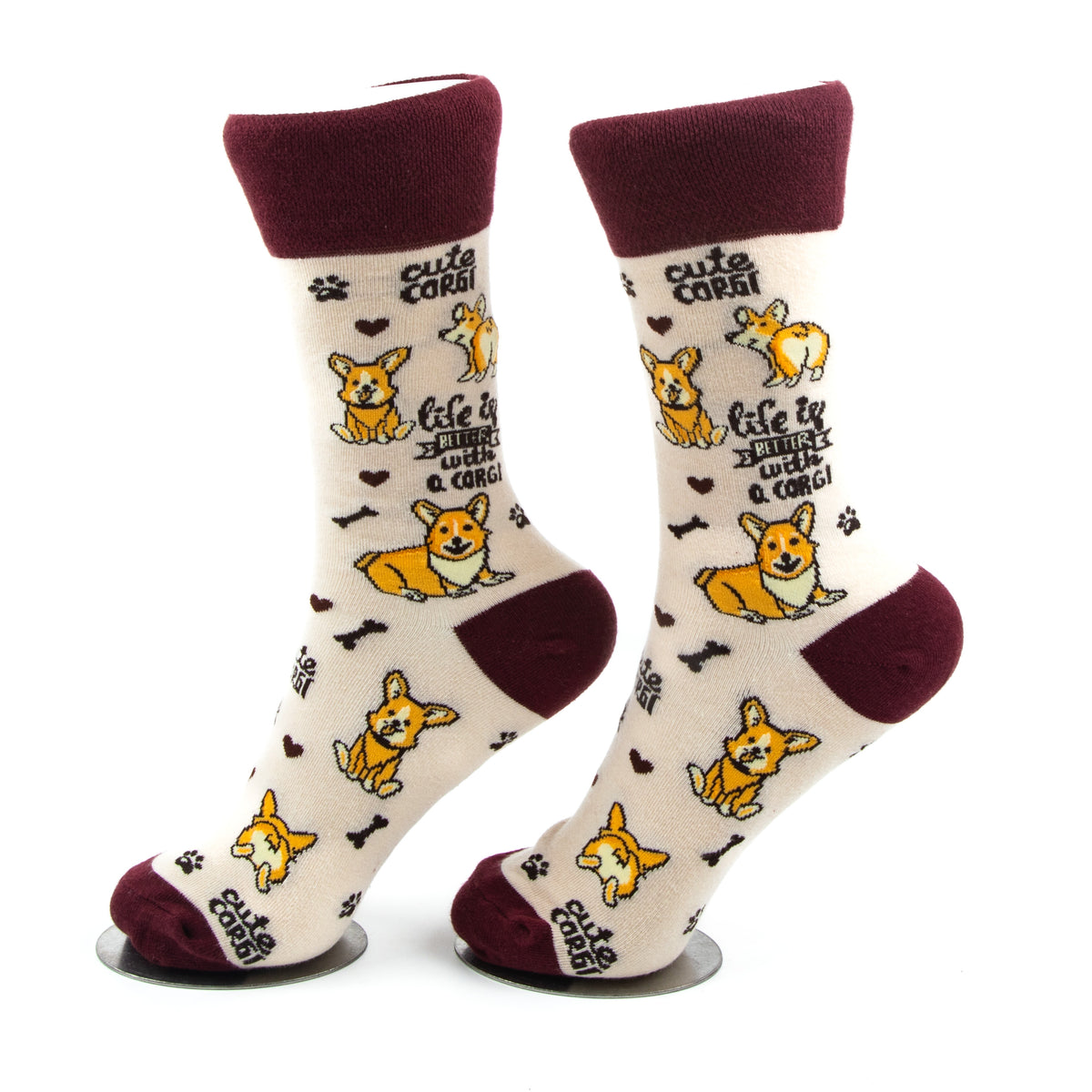 Life is Better With a Corgi Socks Dog Lover Series