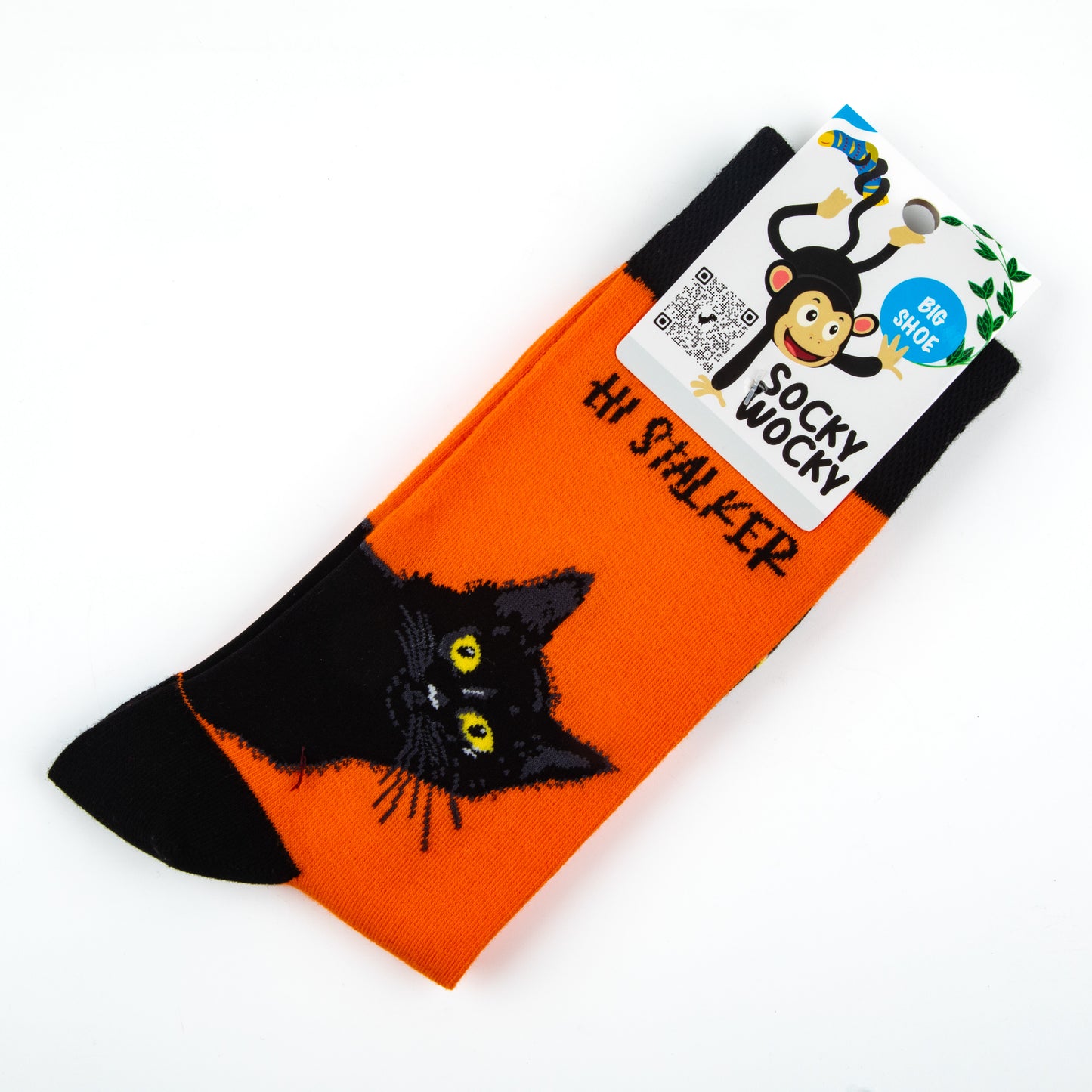 Hi Stalker Socks Mysterious Black Cat Edition