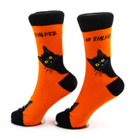 Hi Stalker Socks Mysterious Black Cat Edition