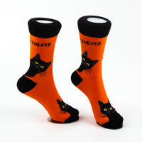 Hi Stalker Socks Mysterious Black Cat Edition