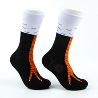 Chicken Leg Socks Farm Crew Socks Design