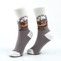 Proud to Have a Little Wiener Socks Dachshund Lover Edition