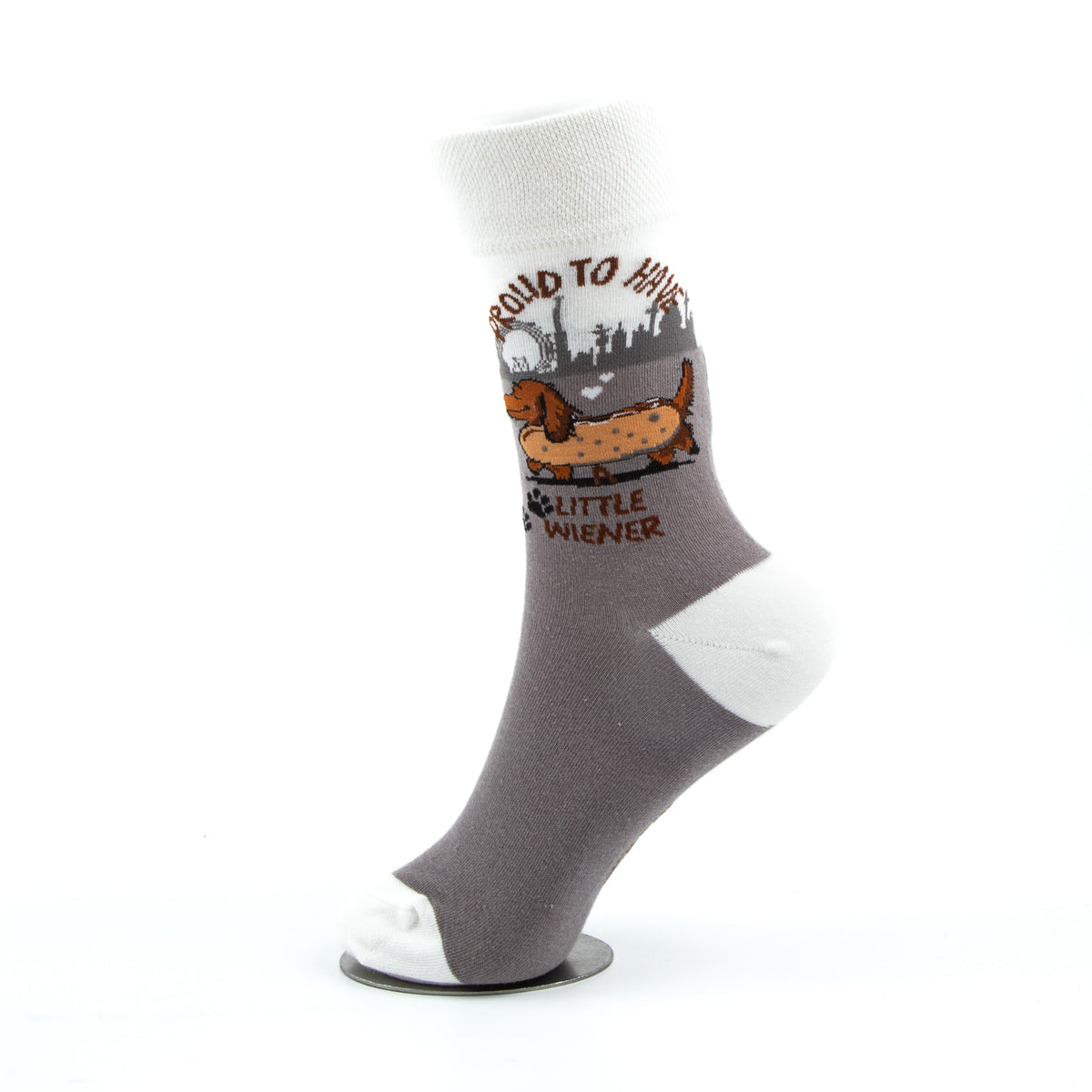 Proud to Have a Little Wiener Socks Dachshund Lover Edition