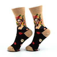 Frida Kahlo Socks Artistic Portrait Edition