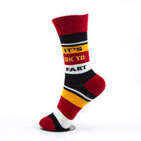 It’s OK to Fart Socks Humor Statement Edition