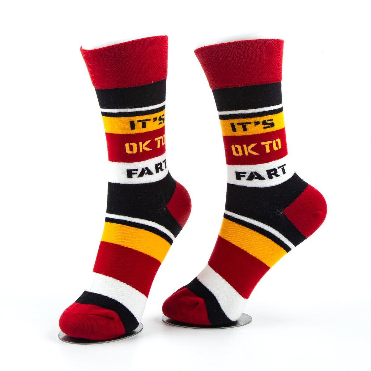 It’s OK to Fart Socks Humor Statement Edition