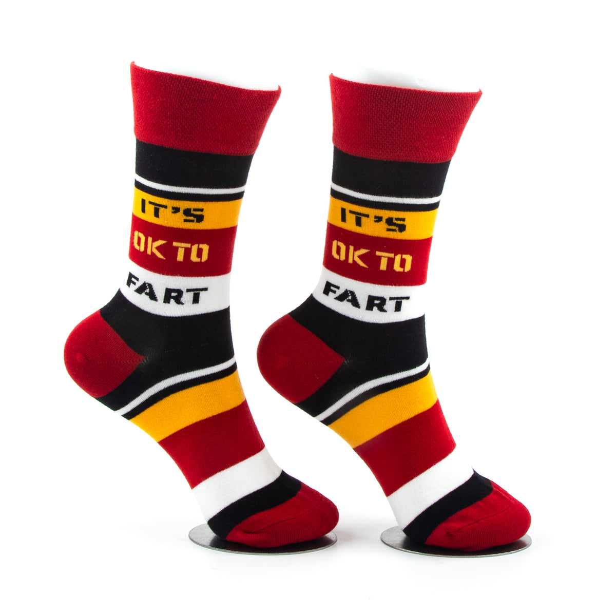 It’s OK to Fart Socks Humor Statement Edition