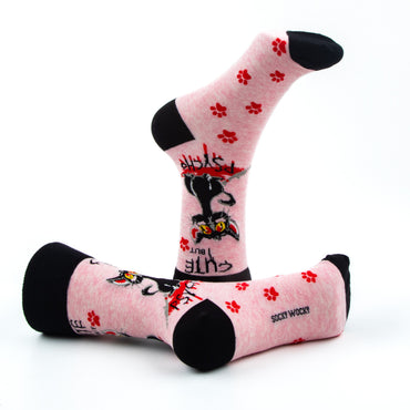 Cute But Psycho Socks Dual Personality Edition