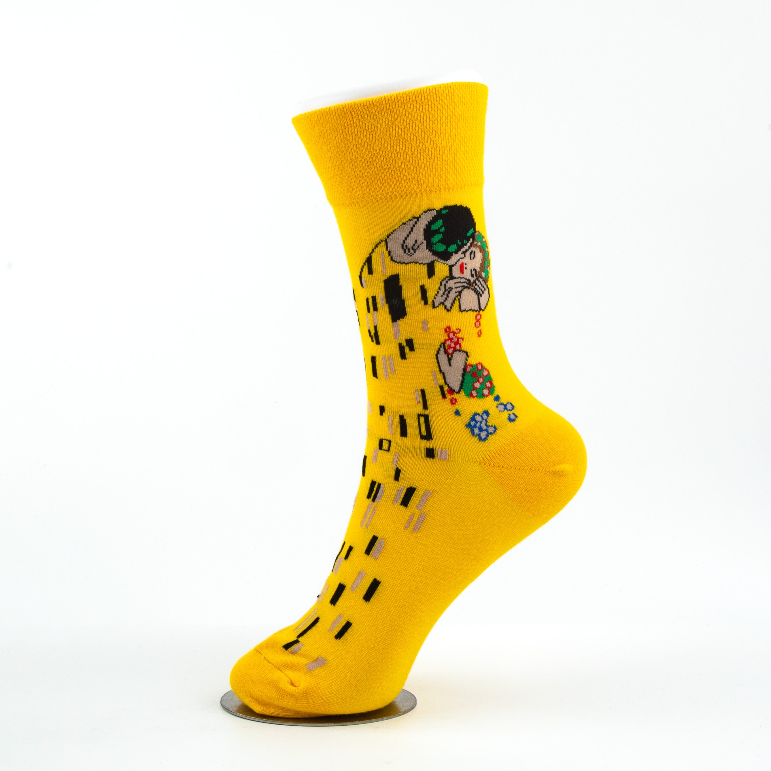 The Kiss Yellow Socks Klimt Art Inspired Series