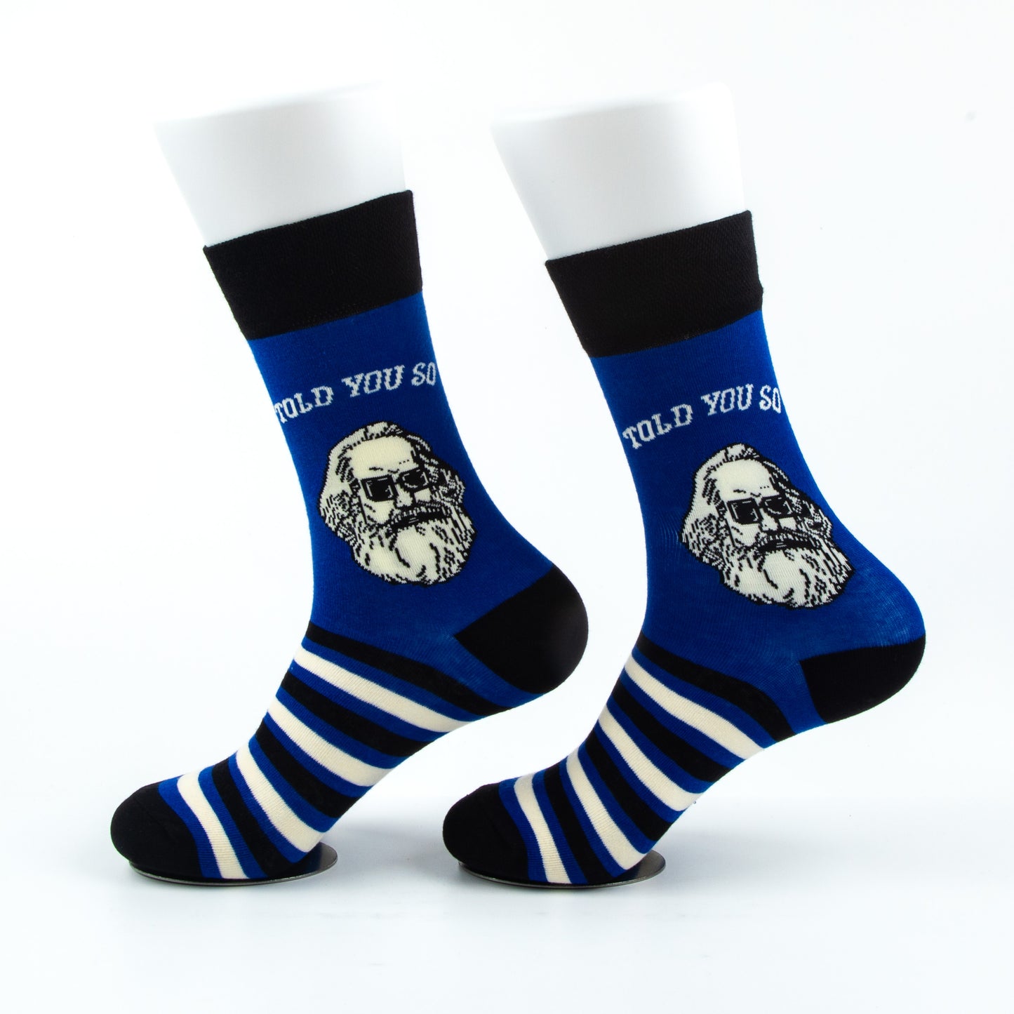 "Ich hab's ja gesagt"-Socken Edition Inspiriert von Karl Marx