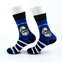 "Ich hab's ja gesagt"-Socken Edition Inspiriert von Karl Marx