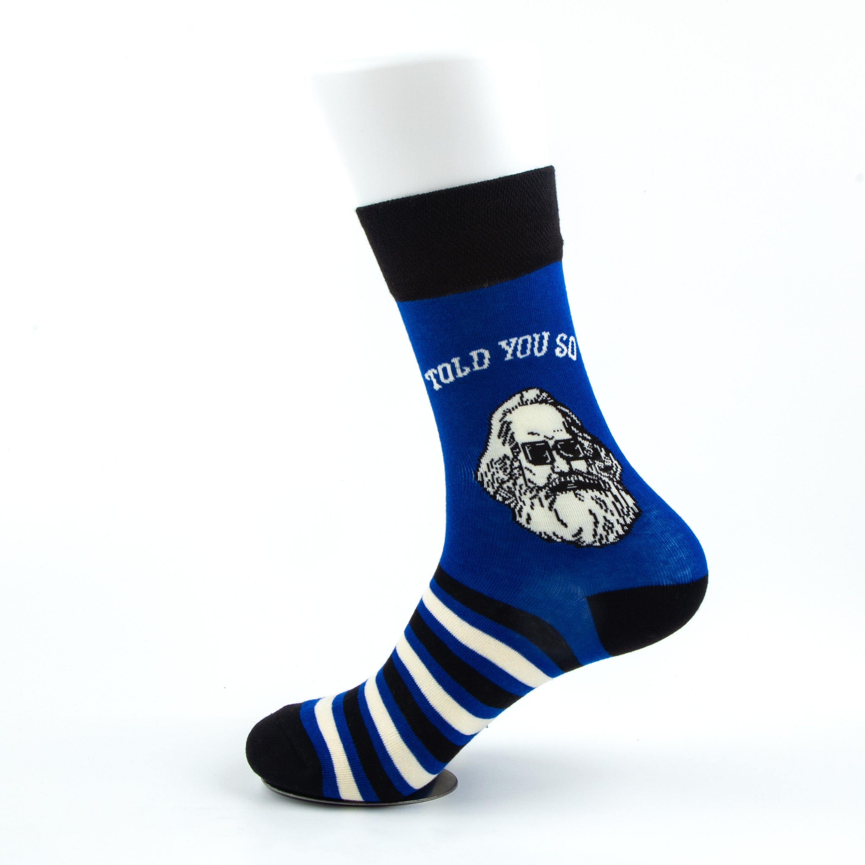 "Ich hab's ja gesagt"-Socken Edition Inspiriert von Karl Marx
