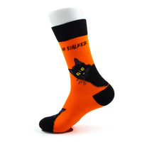 Hi Stalker Socks Mysterious Black Cat Edition