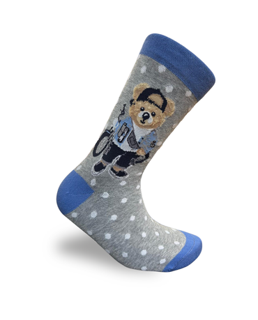 Teddybär Blaue Socken Weiche Süße Tierlinie