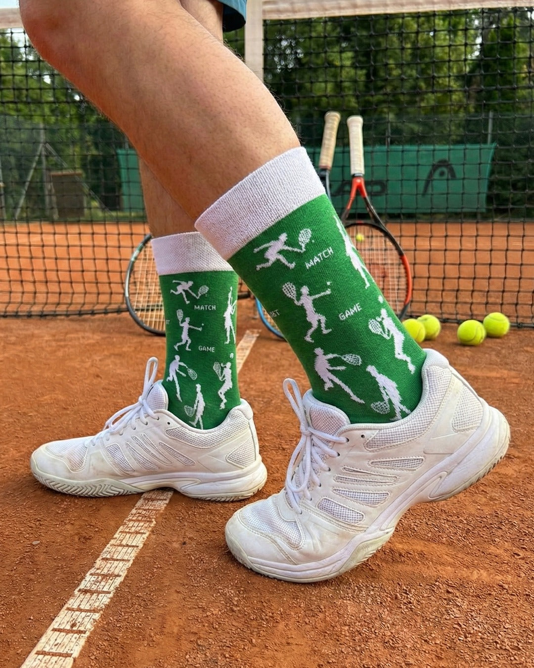 Tennis-Socken Grüne Court Sport Kollektion