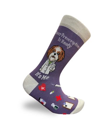 Chaussettes Chien Shih Tzu Pharmacien Design Professionnel