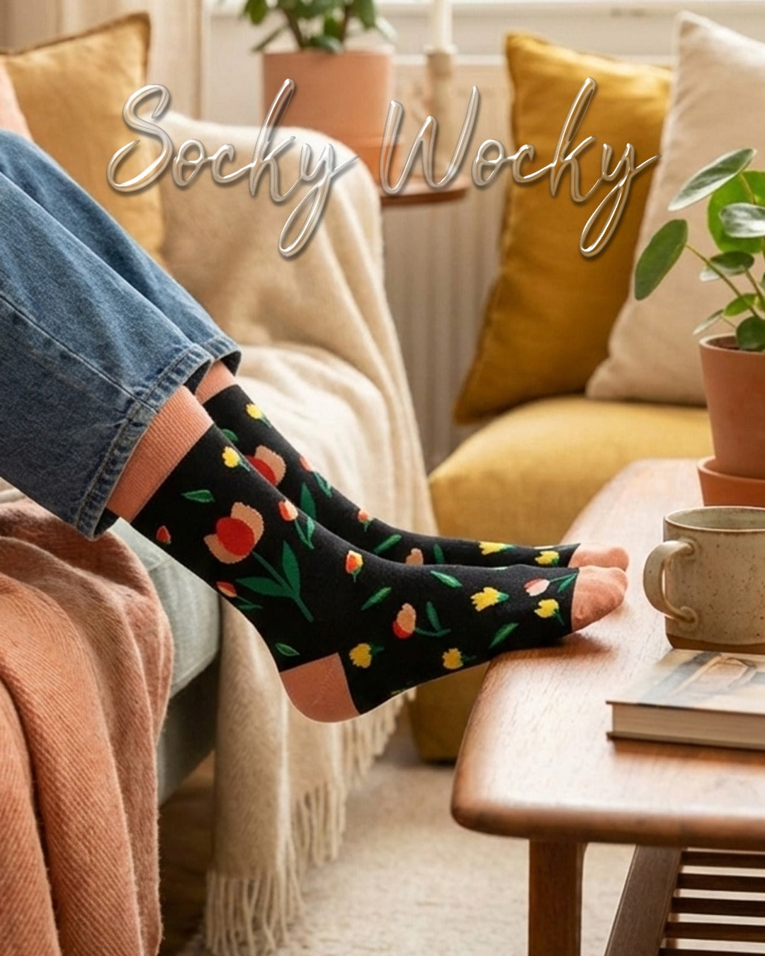 Tulip Socks Floral Nature Edition
