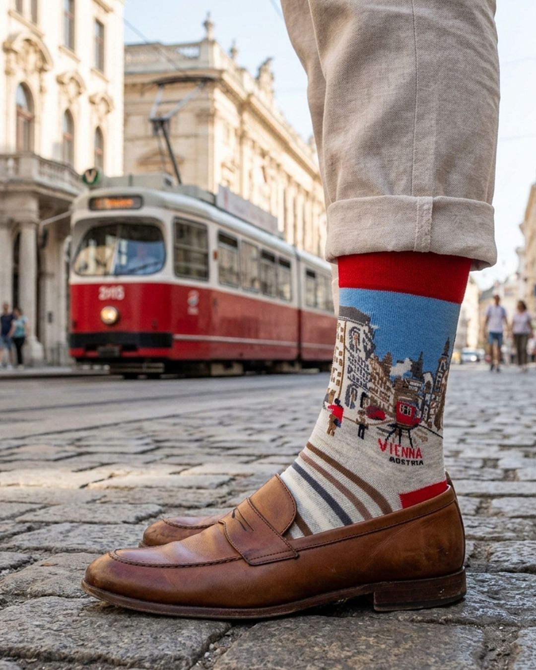 Vienna Tramway Socks City Transport Collection