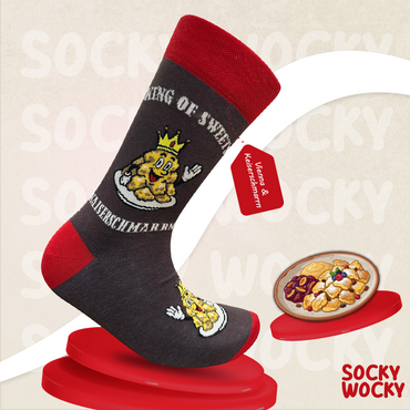 Vienna Kaiserschmarrn Socks Austrian Dessert Lover Design