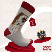 Empress Sisi Vienna Souvenir Socks Austrian History