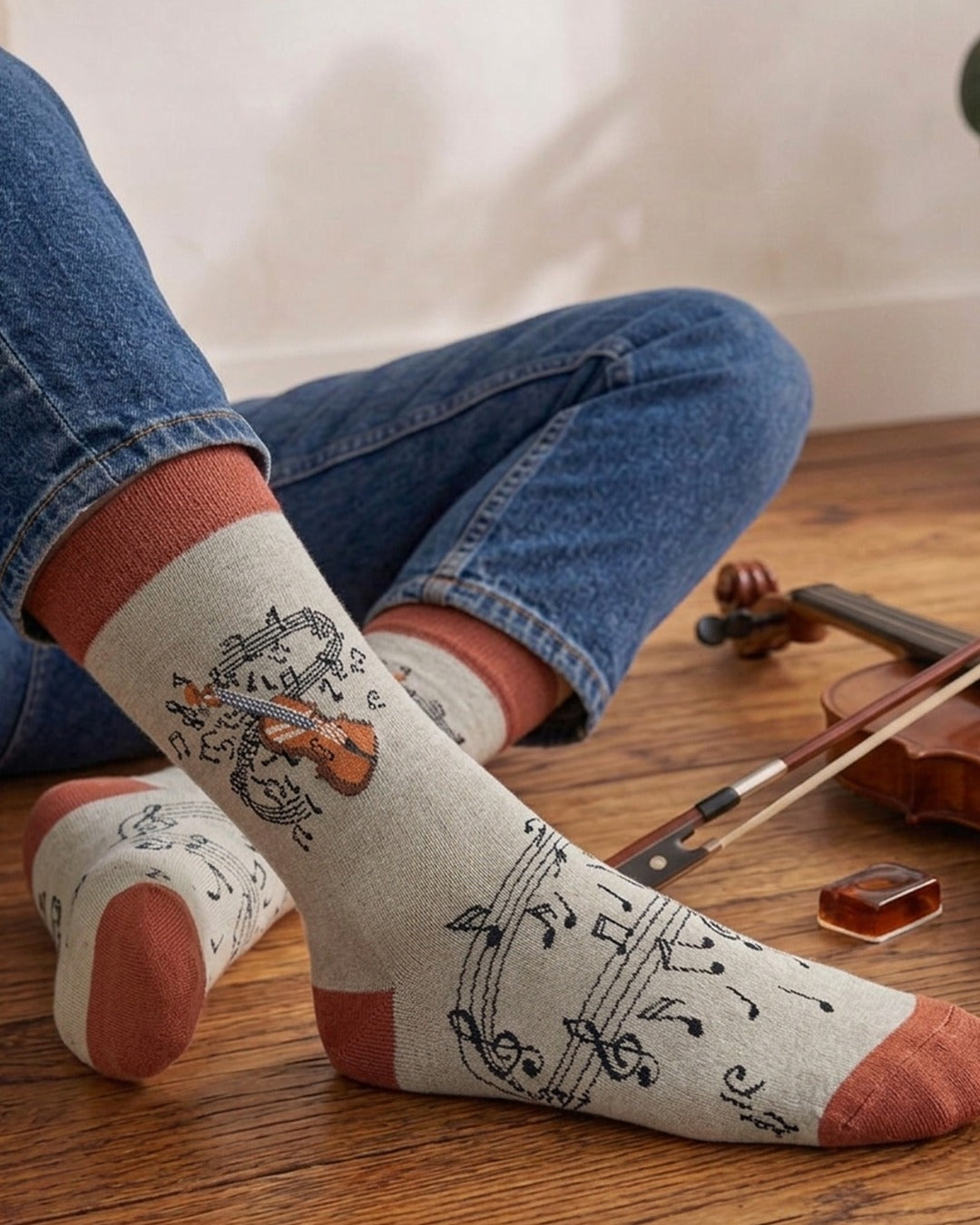 Violin Socks Music Instrument Series