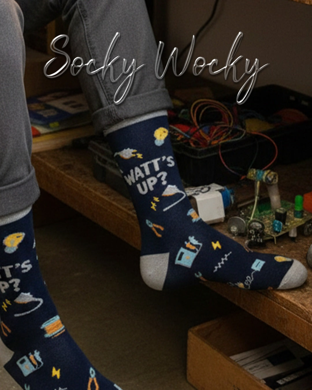 Electrician Socks Trade Profession Series