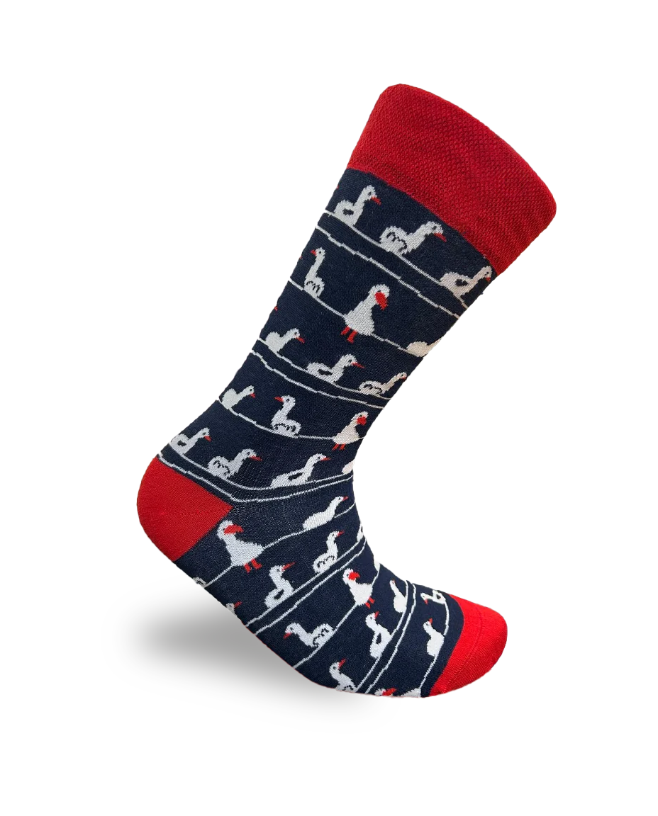 Chaussettes Canard Blanc Série Animaux de la Ferme