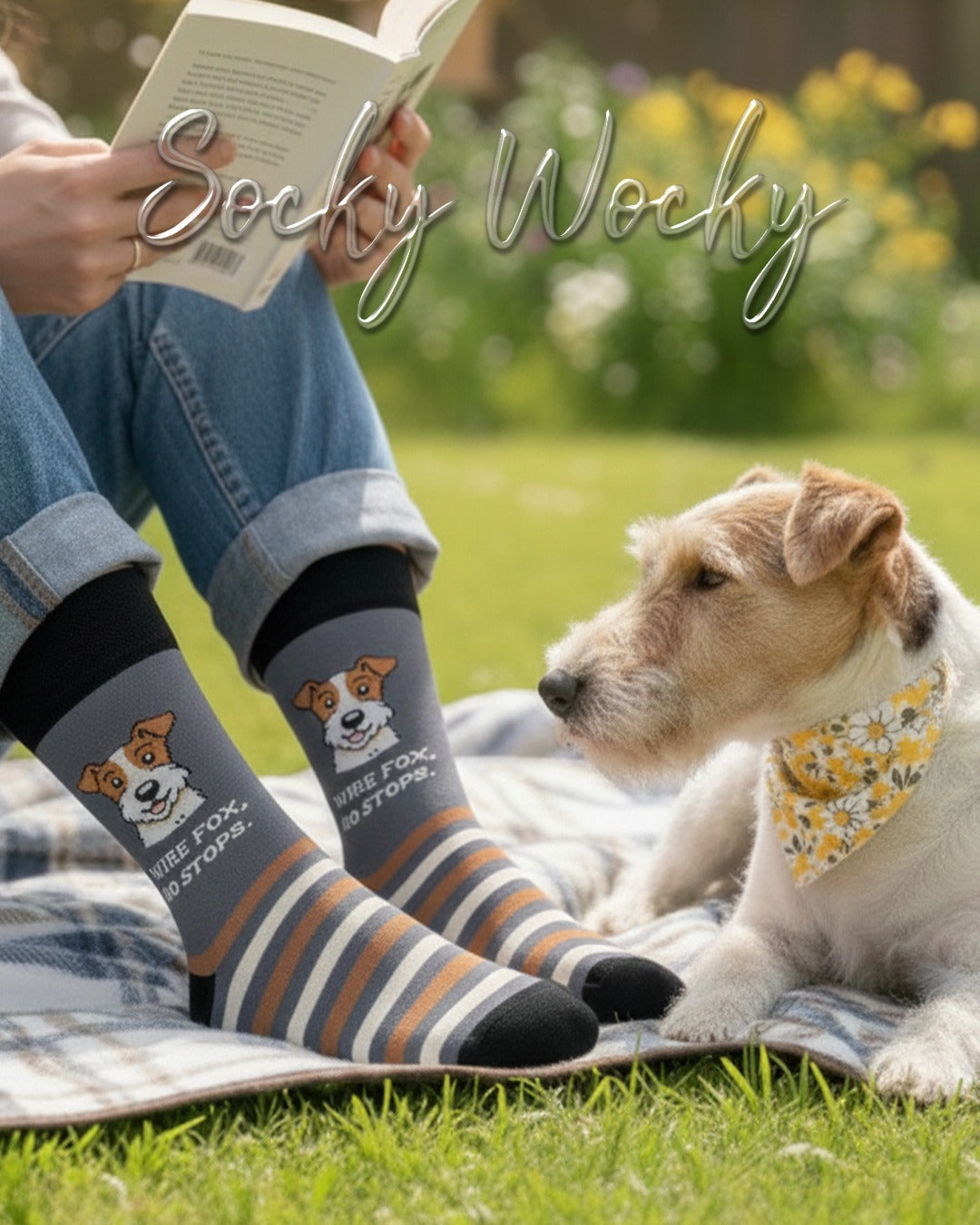 Wire Fox Terrier Socks Dog Breed Edition