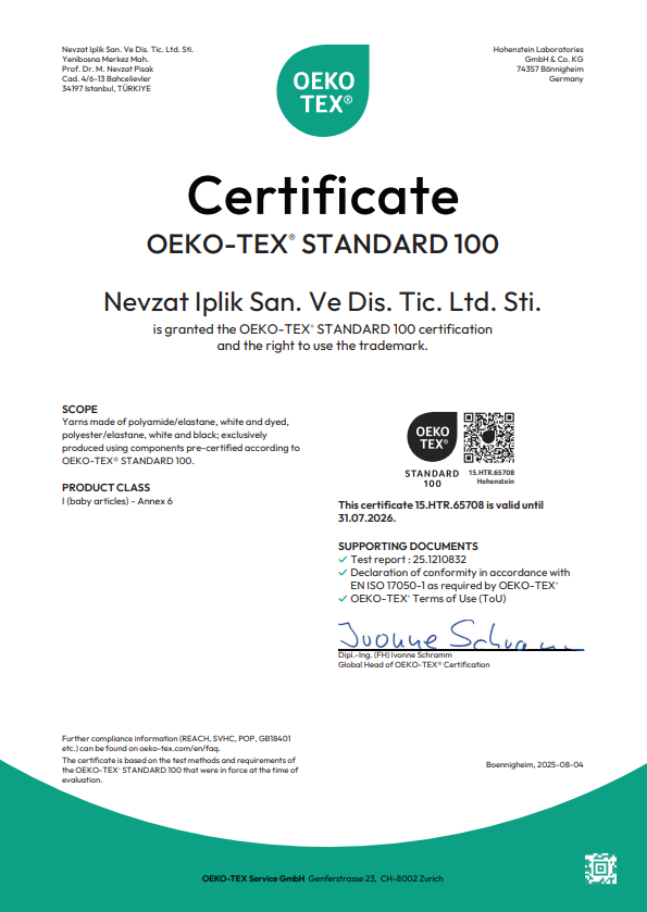 Nevzat Certificate